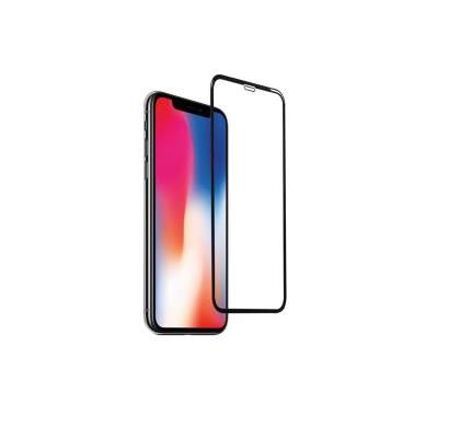 For iPhone Xs Max, iPhone 11 Pro Max Tempered Glass 6D Black