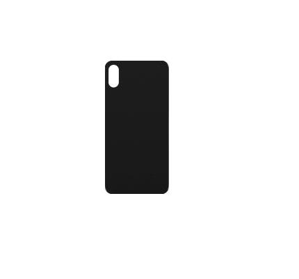 For iPhone Xs Max Extra Glass Black (vergroter camera frame)