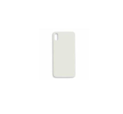 For iPhone X Extra Glass White (Enlarged camera frame)